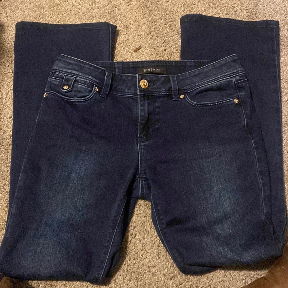 Perfect condition White House black market jeans skinny flare 2s